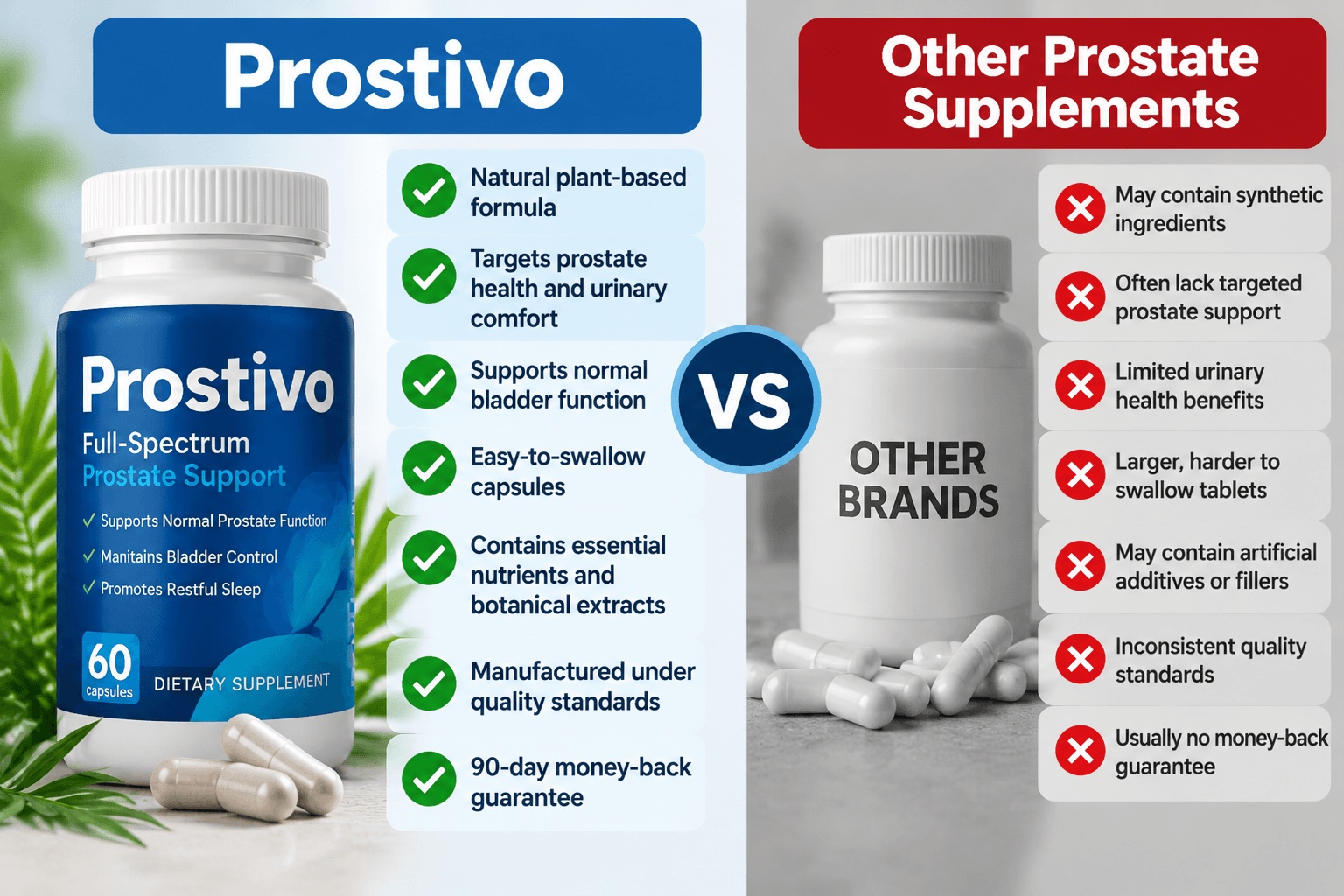 Prostivo Vs Others