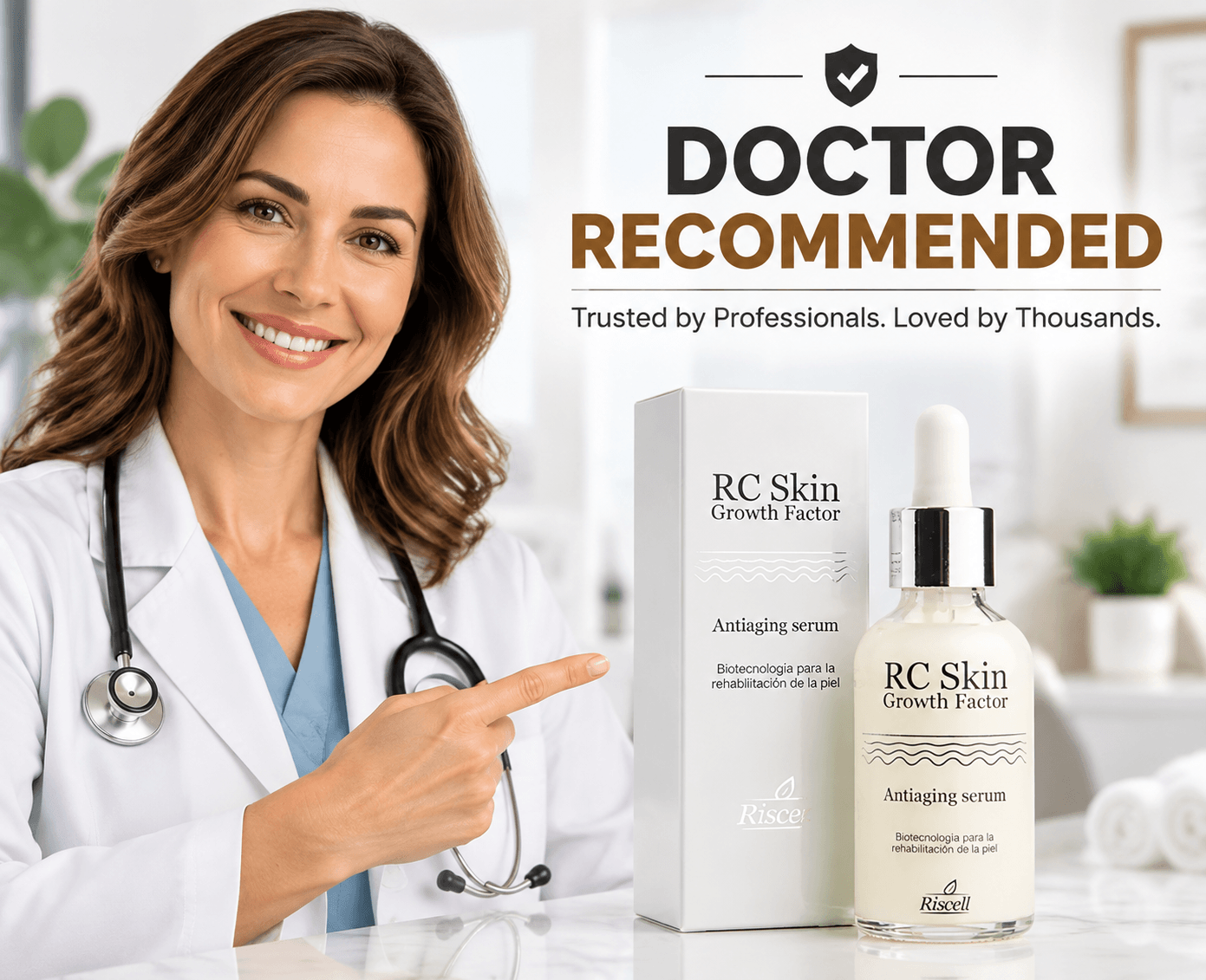 RC Skin Growth Factor Anti-aging Serum Doctor-Recommended