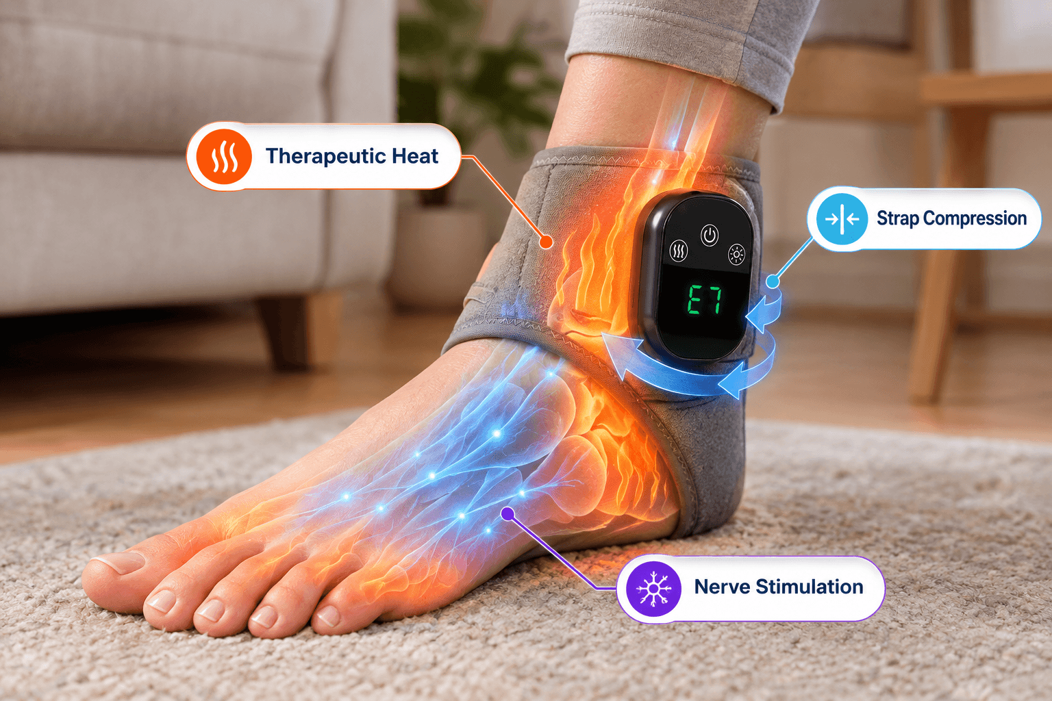 RevivaFlow Foot Massager