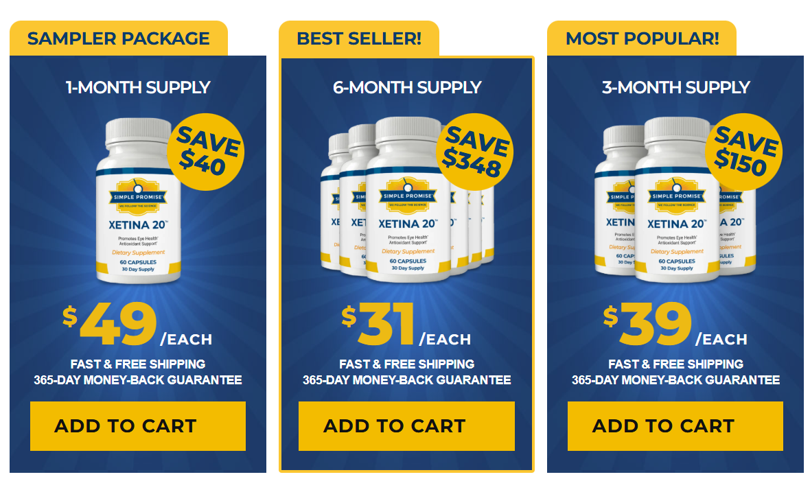 Xetina 20 Price